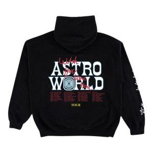 Astroworld Wish You Were Here Tour Black Hoodie