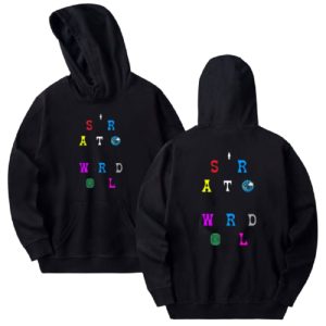 Astroworld Dizzy Letters Black Hoodie