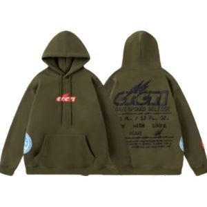 Cacti Mono Seal Green Hoodie