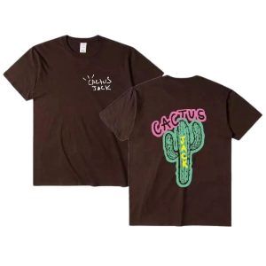 Cactus Jack Brown Black Shirt