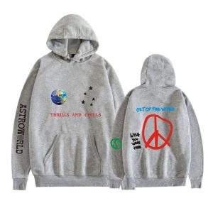 Chills And Thrills Grey Hoodie