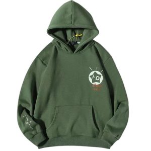 Travis Scott Cactus Jack Green Hoodie Logo