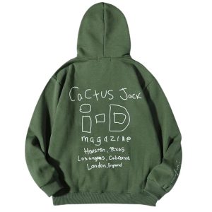 Travis Scott Cactus Jack Green Hoodie Logo